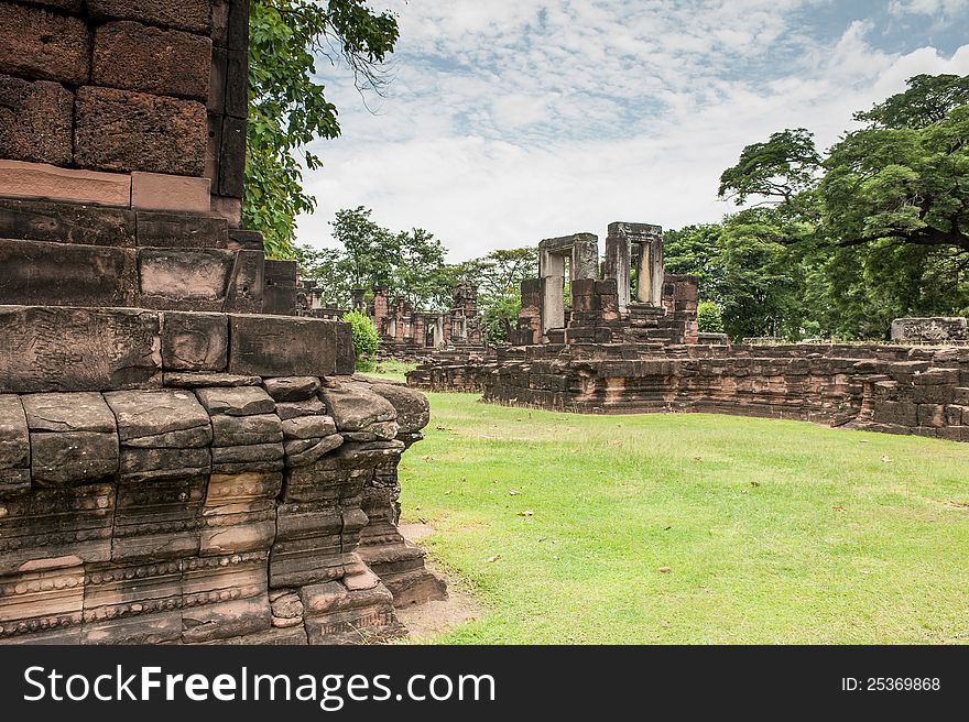 Pimai archeological park in the north-east of thailand. Pimai archeological park in the north-east of thailand