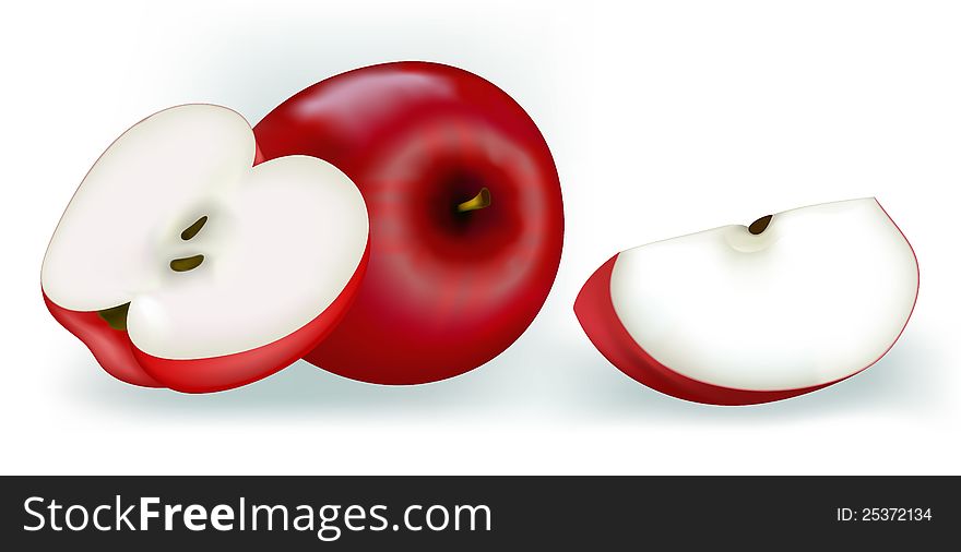 Fresh Sliced Apples