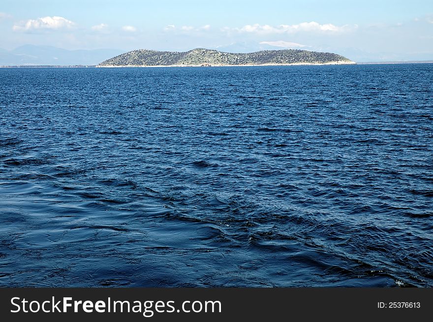 A beautiful island in the middle of the Mediterranean sea
