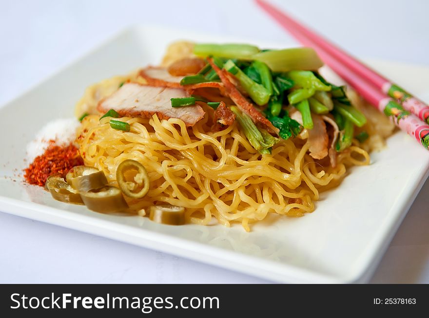 Chinese tradition food surrounded by condiments and garnishing. Chinese tradition food surrounded by condiments and garnishing