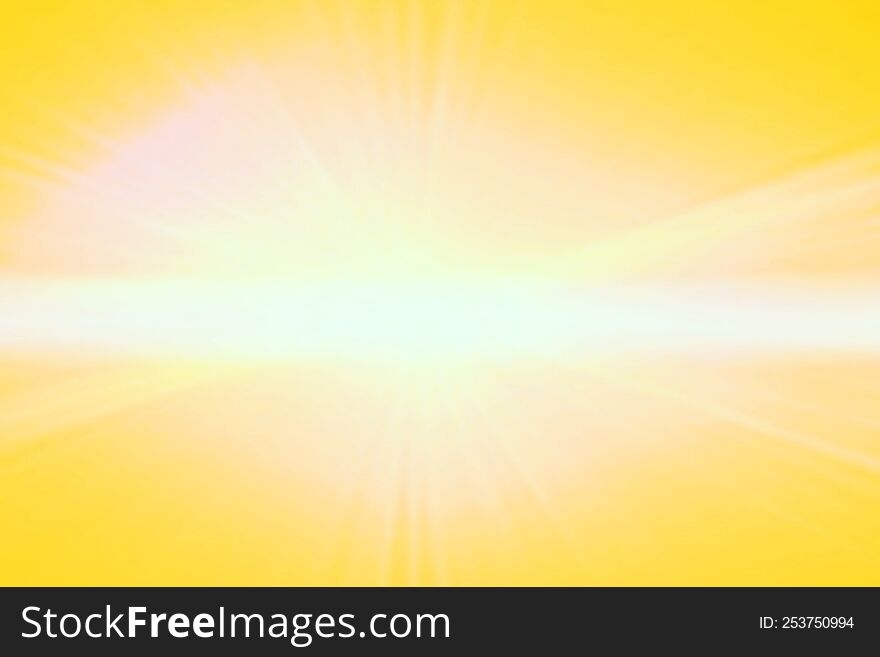 an abstract illustration image on a yellow gold and white background