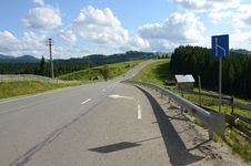 Mountain Highway Road Royalty Free Stock Photography Mountain Highway Road Royalty Free Stock Photography