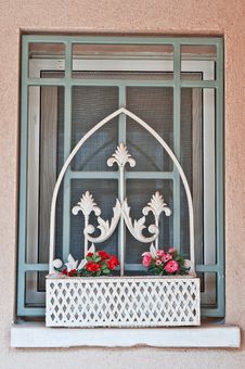 Window In The Farmhouse Royalty Free Stock Photography