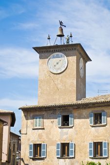 Clock Tower Of Orvieto Stock Photos Clock Tower Of Orvieto Stock Photos