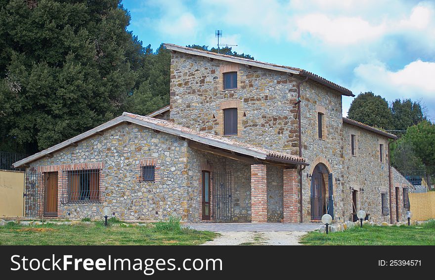 House in Umbria countryside, Italy