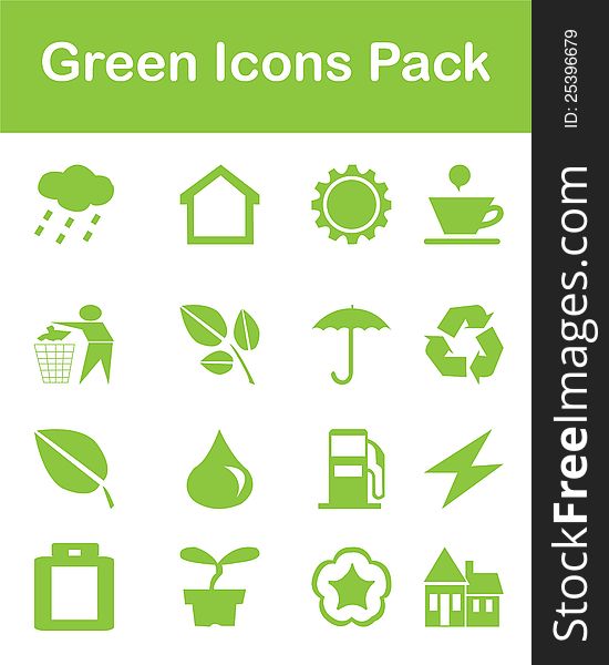 Green Icons Pack