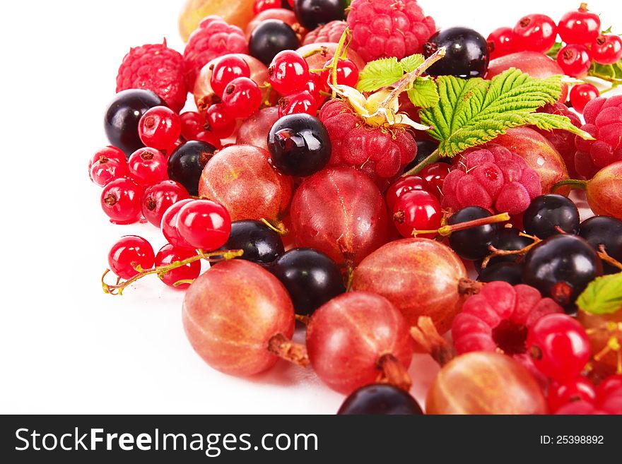 Mix of fresh summer berries