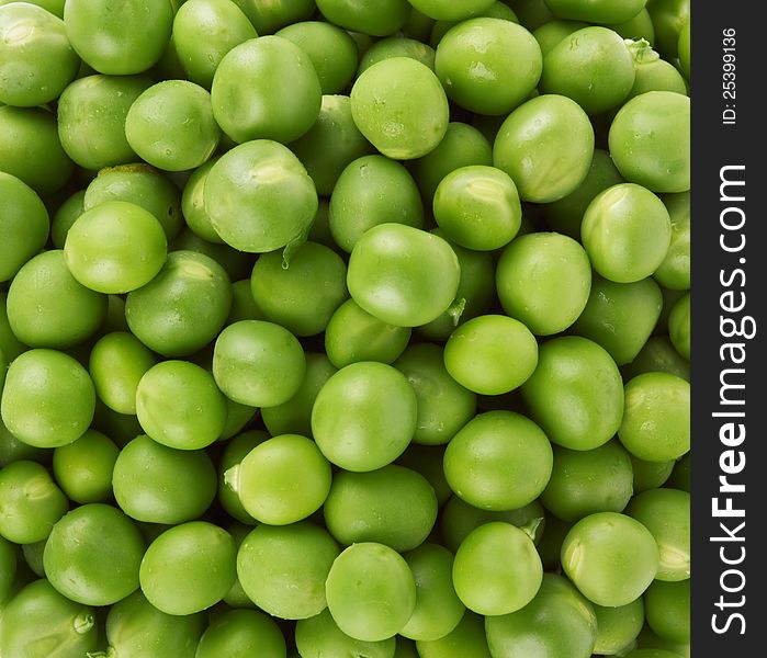 Green peas as a bakground