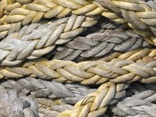 Pile Of Ropes Royalty Free Stock Images