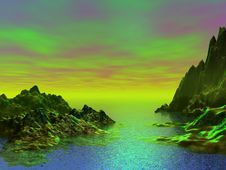 Beautiful Seascape Royalty Free Stock Photography Beautiful Seascape Royalty Free Stock Photography