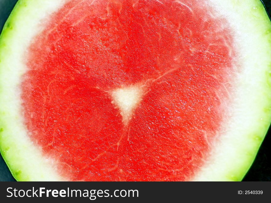 Closeup of cool Watermelon in pieces. Closeup of cool Watermelon in pieces