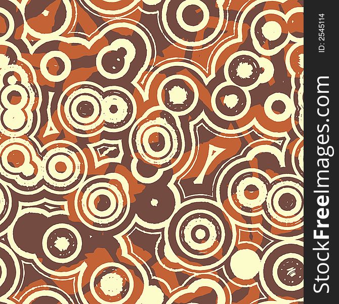 Grungy circles on a multi-colored background suitable for wallpaper. Grungy circles on a multi-colored background suitable for wallpaper