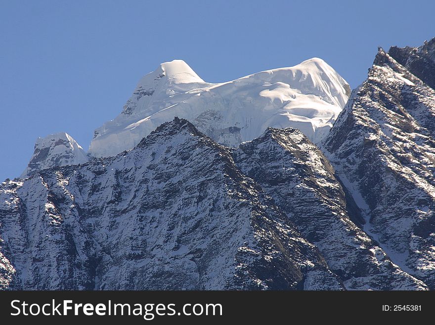 Himalaya Mountain Peak - Nepal, Khumbu - Aisa