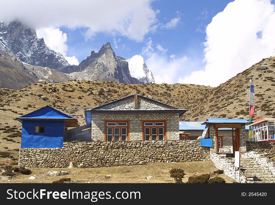 Nice Himalaya Lodge, Nepal, Khumbu - Asia.