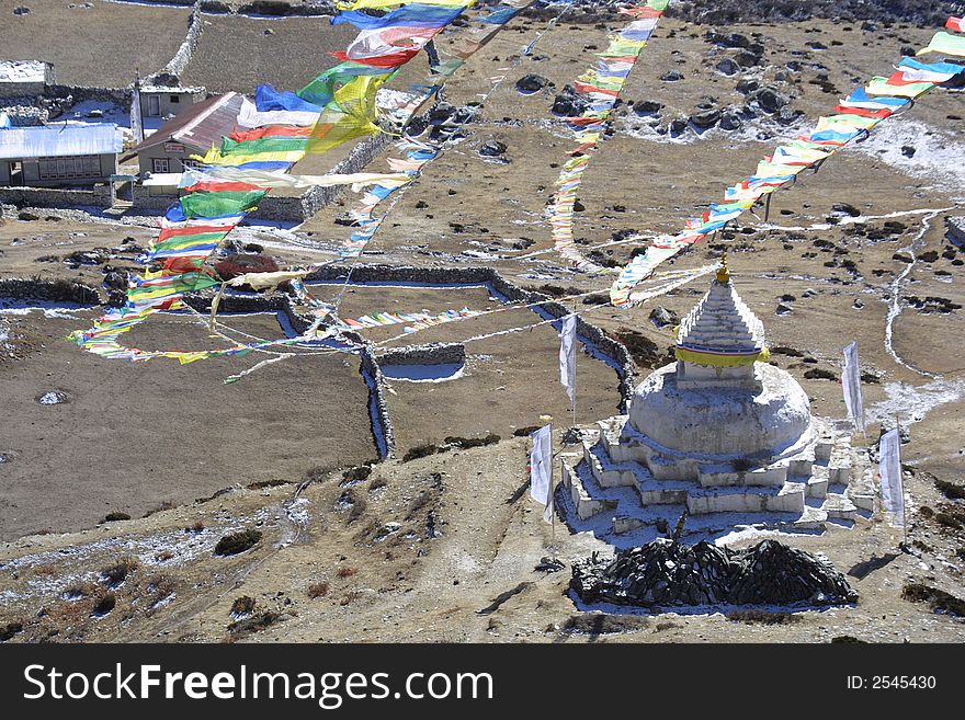 Himalaya Stupa from Nepal - Asia - Kathmandu. Himalaya Stupa from Nepal - Asia - Kathmandu