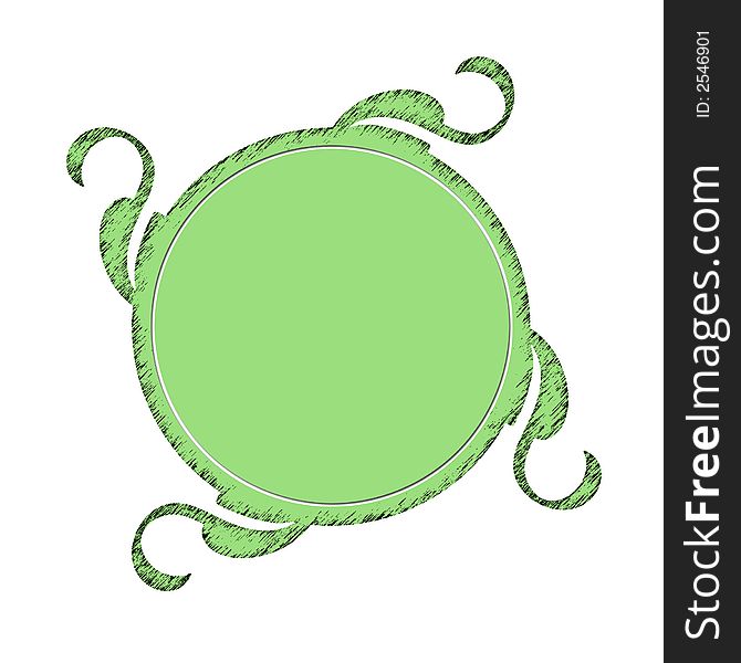 A fancy decorative green for your logo. A fancy decorative green for your logo
