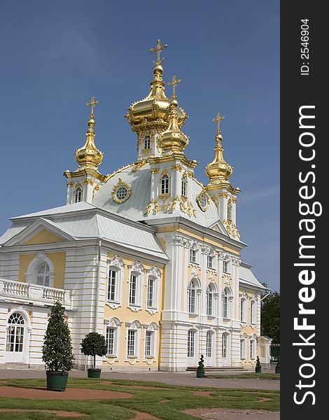 The church in Sankt Petersburg