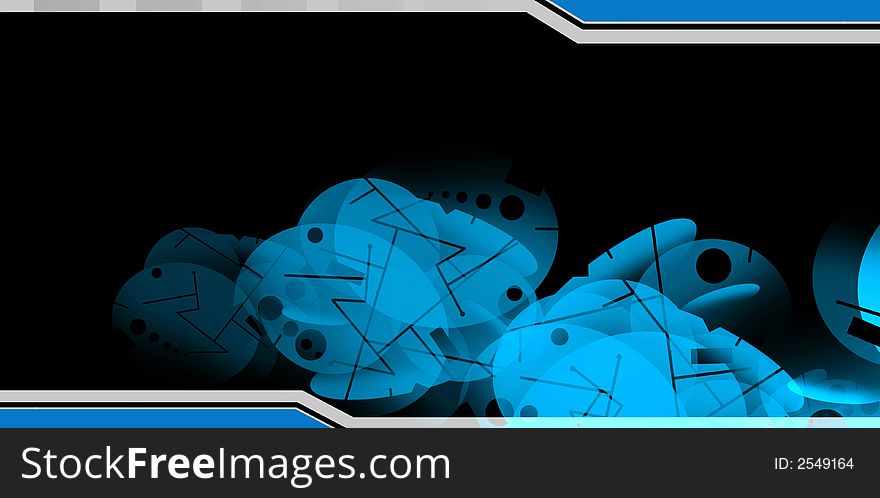 Abstract shapes background