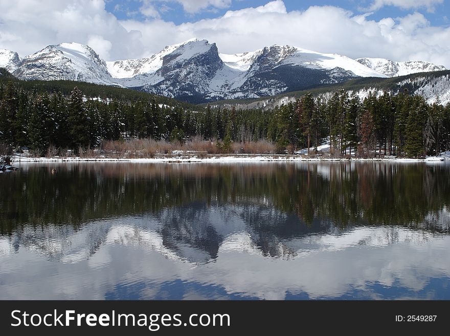 Sprague Lake Reflection - Rocky Mountain National Park