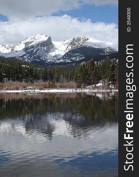 Sprague Lake Reflection - Rocky Mountain National Park