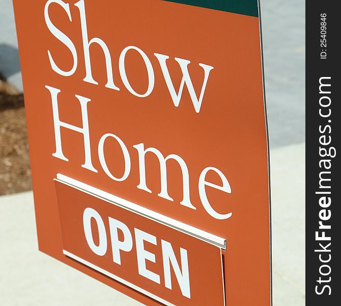Open Sign Show Home