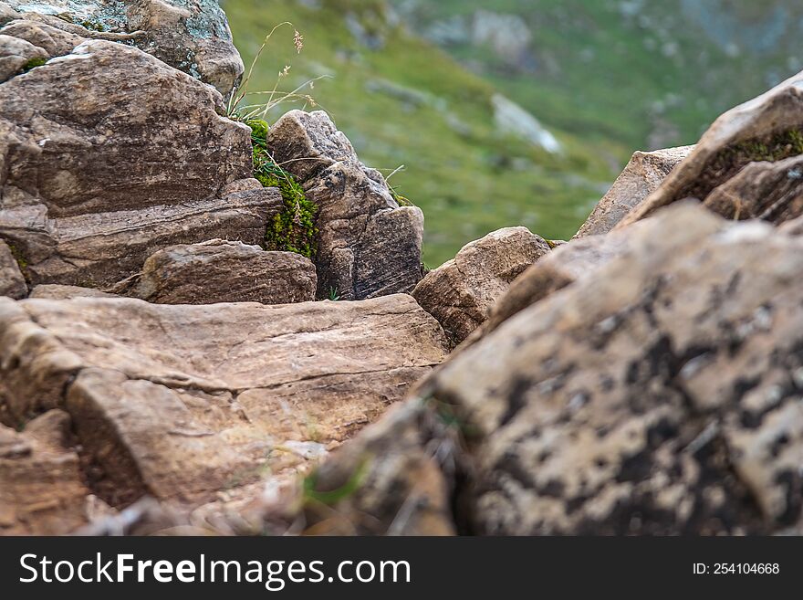 Beautiful mountains rocks Cliffs Close Up