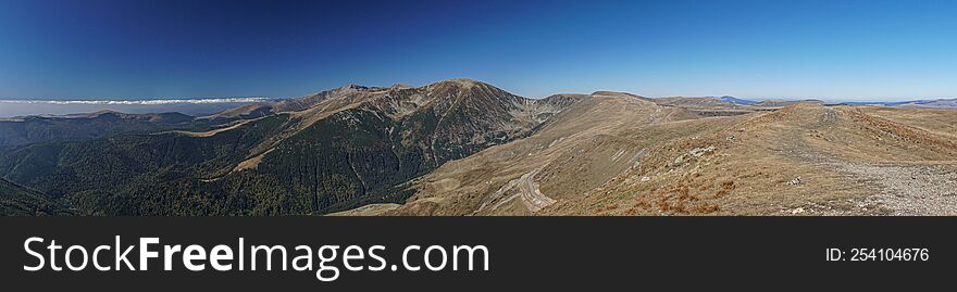 Landscape Romanian Mountains Carpati Wide