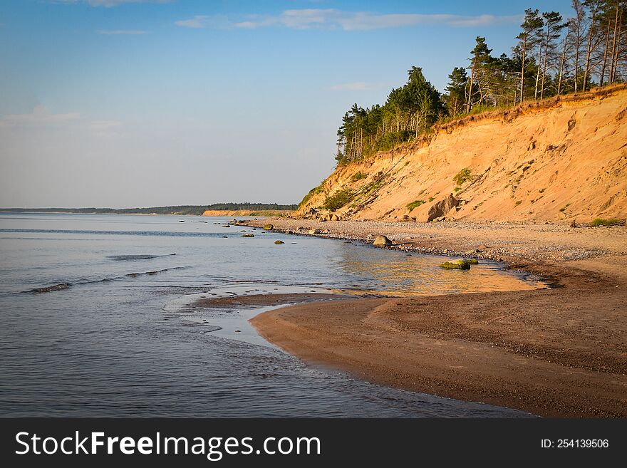 Beautiful coast view in Latvia