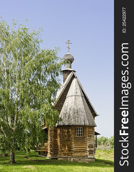 Russian Wooden Church.