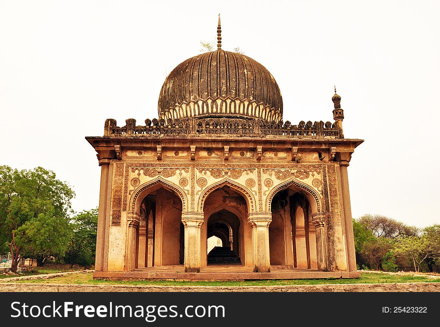 Qutub Shahi tombs at Hyderabad, India. Qutub Shahi tombs at Hyderabad, India