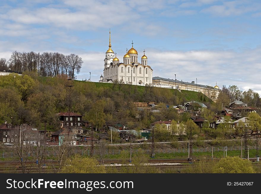 Ancient Assumption Cathedral in Vladimir, Russia