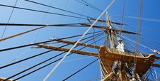 Ship Mast And Ropes Stock Image Ship Mast And Ropes Stock Image