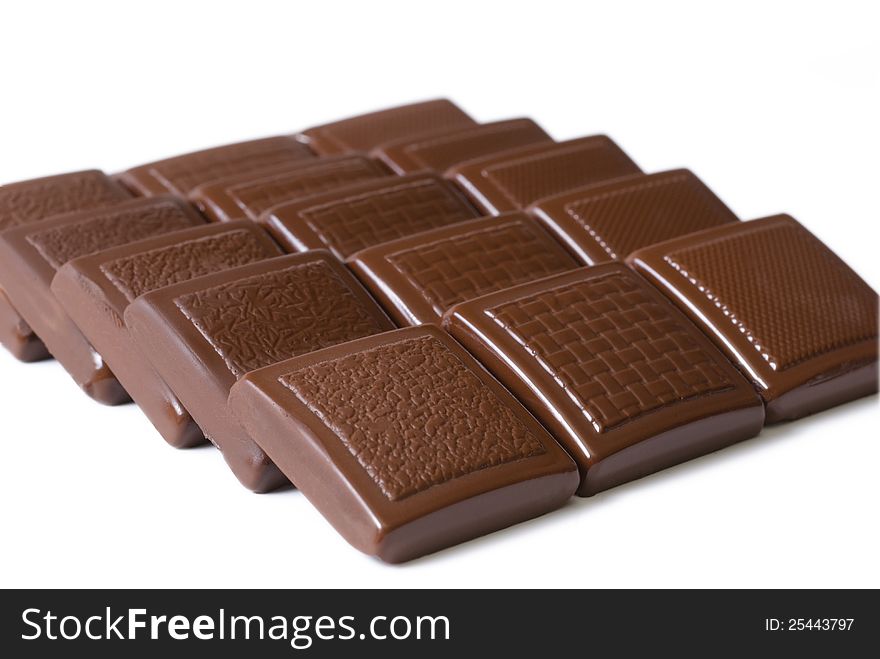 Segments Of Chocolate
