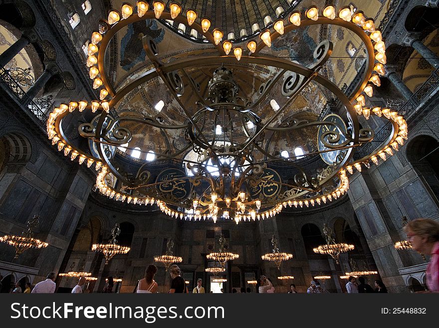 Dome of Hagia Sophia in Istanbul