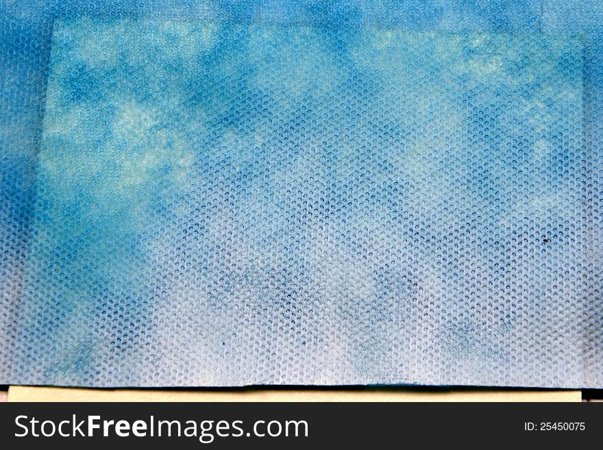Rich-blue Nano-textile With Pattern