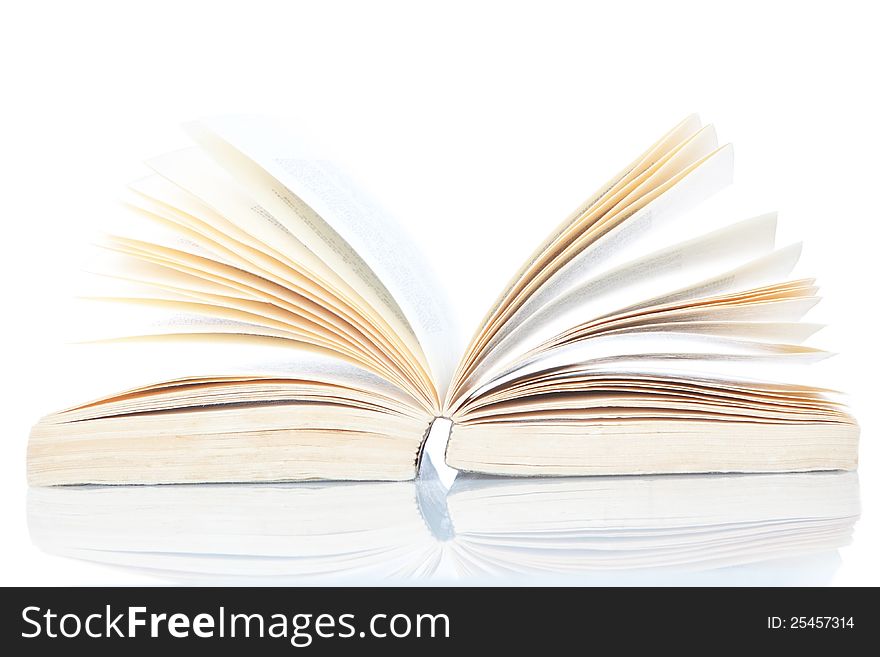 Open Book Encyclopedia on a white background. Open Book Encyclopedia on a white background.