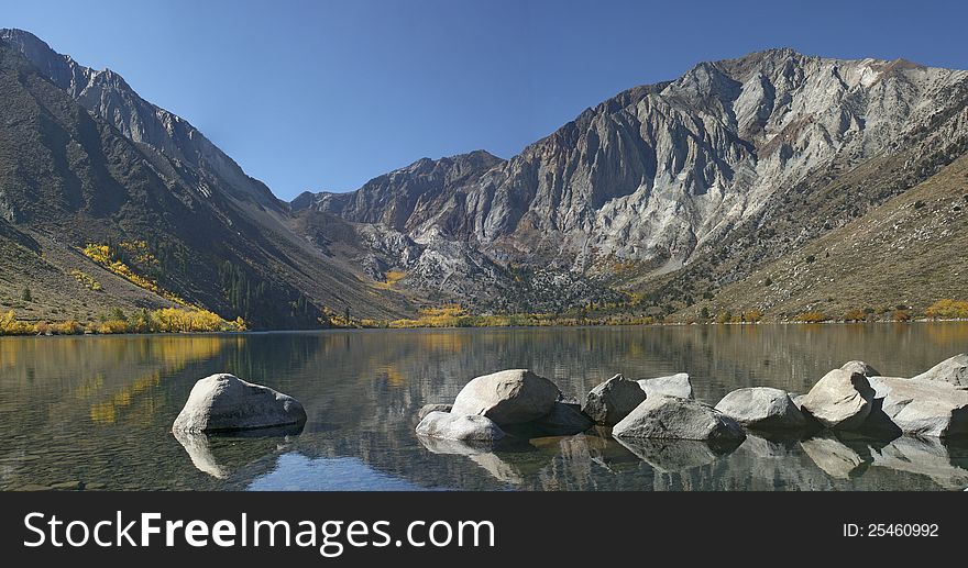 Convict Lake in the eastern Sierra Nevada Mountains of California
