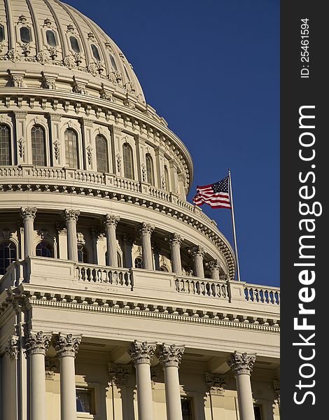 Washington DC , Capitol Building - detail, US