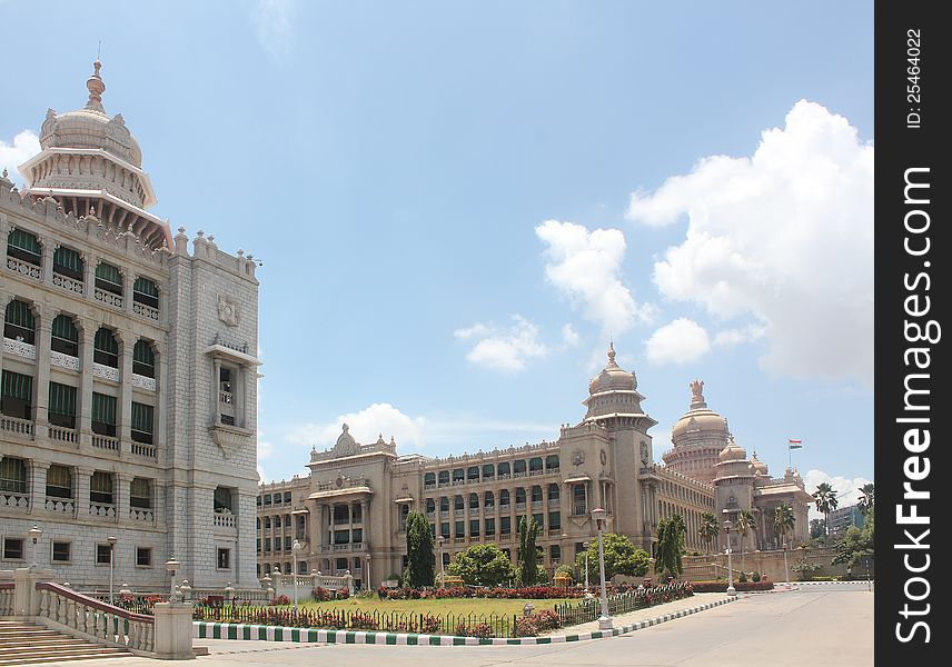 Vidhana Soudha - Landmark Structures Of Bangalore