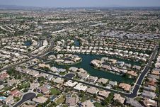 Suburbia On The Lake Stock Image Suburbia On The Lake Stock Image