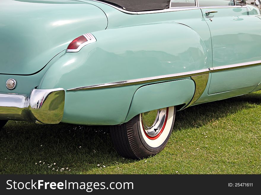 Photo of a beautiful american vintage buick eight dynaflow classic car.