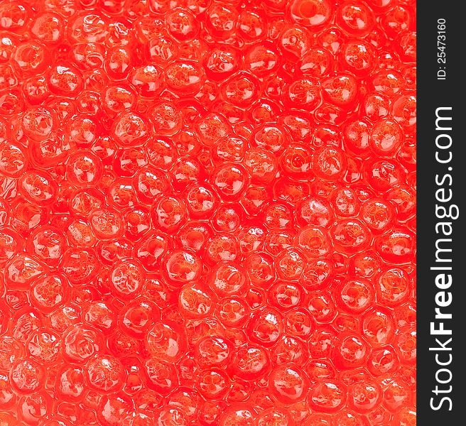 Red salmon caviar, selective focus. Red salmon caviar, selective focus