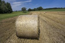 Straw Bales Royalty Free Stock Photography Straw Bales Royalty Free Stock Photography