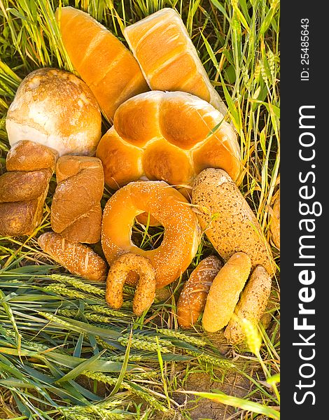 Fresh bread-healthy foods from nature