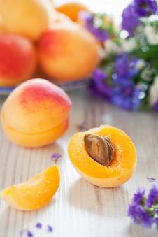 Fresh Apricots Stock Image