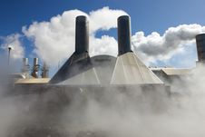Geothermal Power Plant Stock Photos