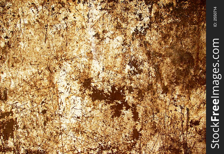 Old rusty brown metal background