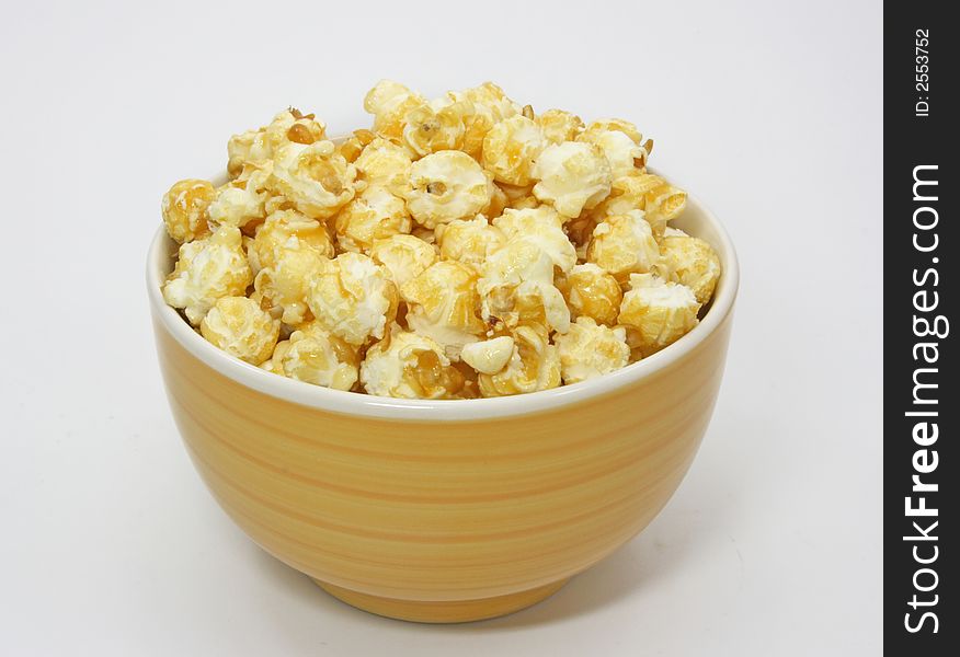 A bowl of popcorn