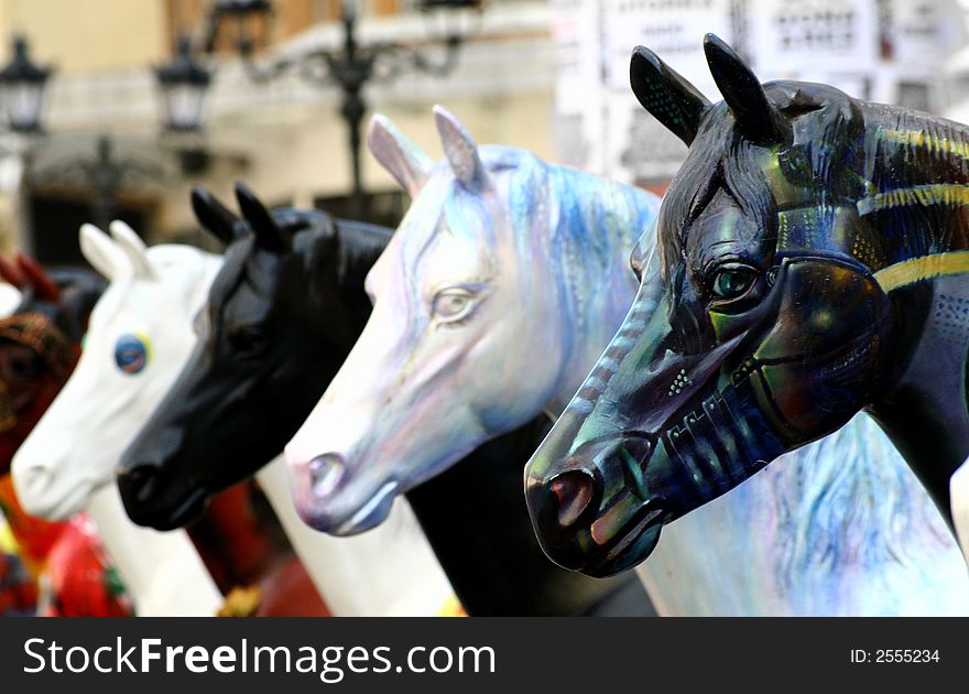 The parade of plastic horses