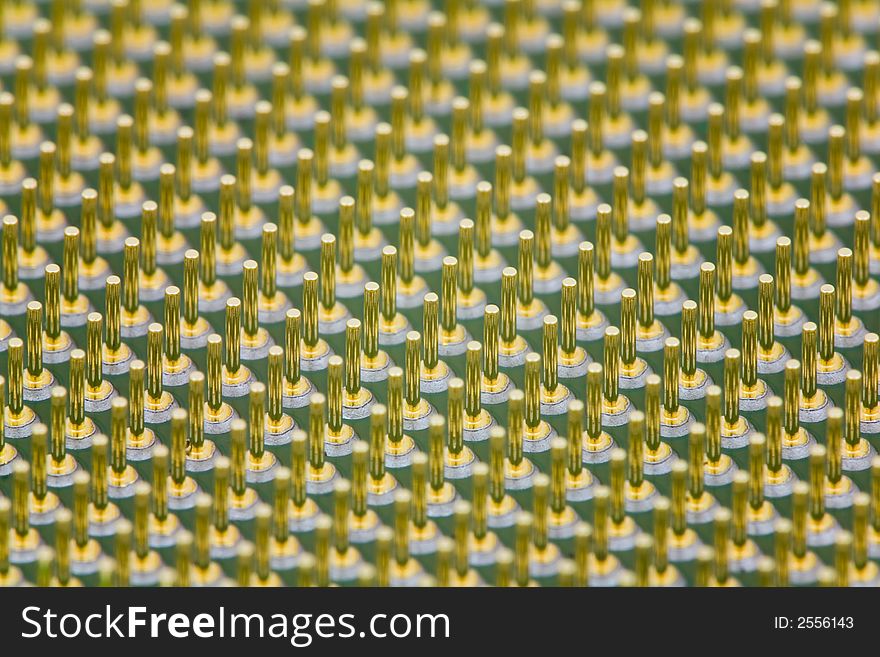 Pins of a micro processor. Pins of a micro processor